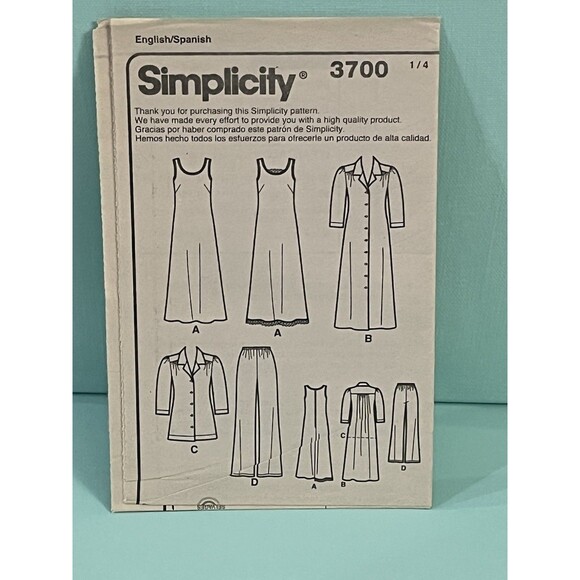 Simplicity Women's Pattern 3700 Size 20W-28W UNCUT Modest Jumper Dress - Picture 8 of 8